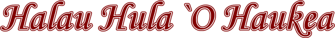 Halau Hula `O Haukea